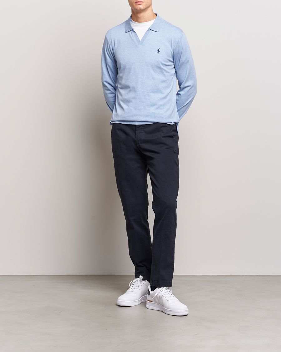 Homme | Pulls Et Tricots | Polo Ralph Lauren | Long Sleeve Polo Shirt Isle Heather