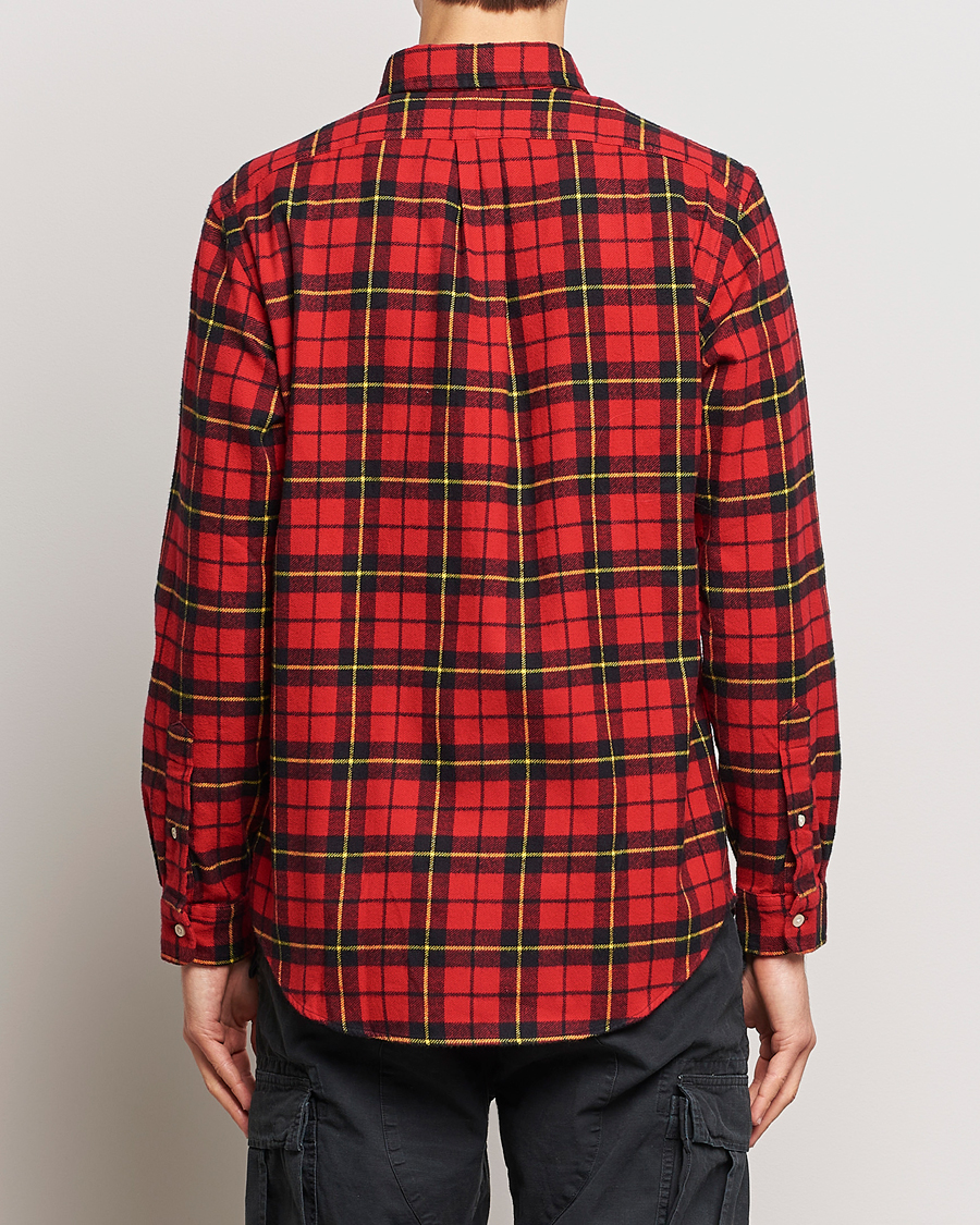 Homme | Chemises | Polo Ralph Lauren | Lunar New Year Flannel Checked Shirt Red/Black