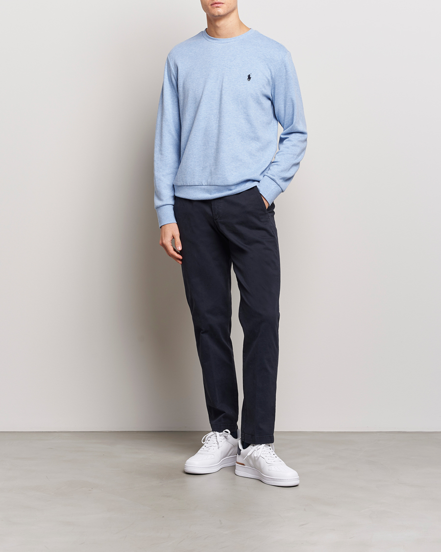Homme | Pulls Et Tricots | Polo Ralph Lauren | Double Knitted Jersey Sweatshirt Isle Heather