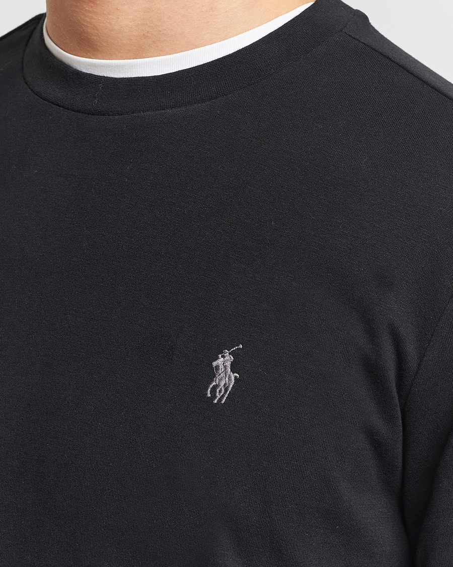 Homme | Pulls Et Tricots | Polo Ralph Lauren | Double Knitted Jersey Sweatshirt Black