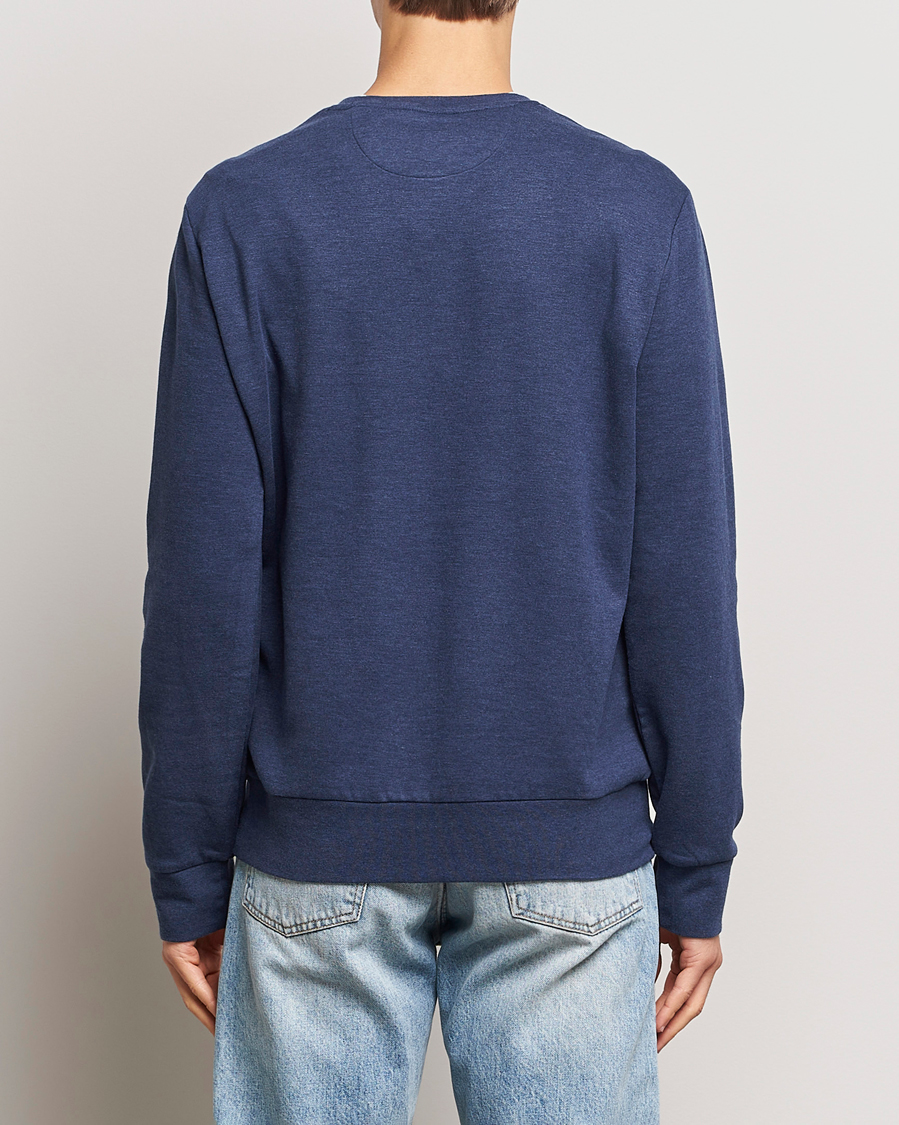 Homme | Pulls Et Tricots | Polo Ralph Lauren | Double Knitted Jersey Sweatshirt Navy Heather