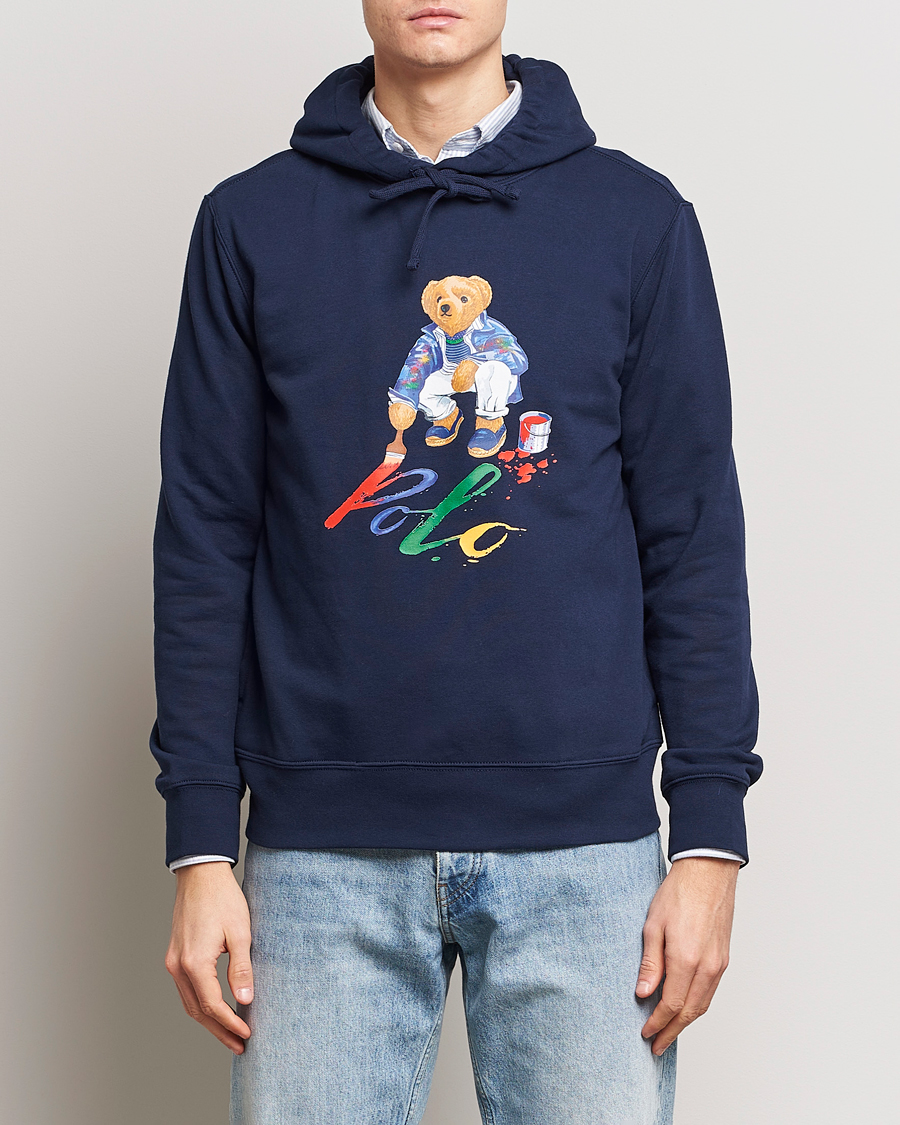 Homme | Soldes -30% | Polo Ralph Lauren | Printed Bear Hoodie Cruise Navy