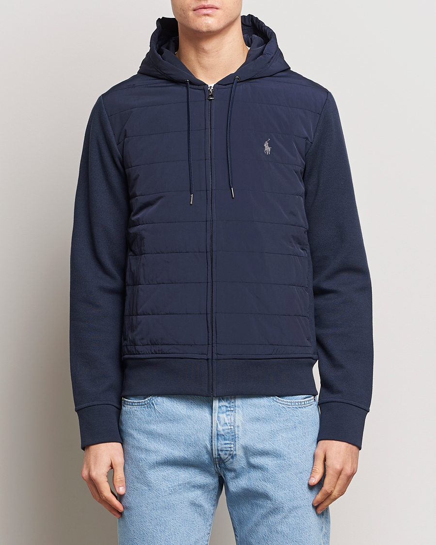 Homme | Pulls Et Tricots | Polo Ralph Lauren | Hybrid Full-Zip Hoodie Aviator Navy