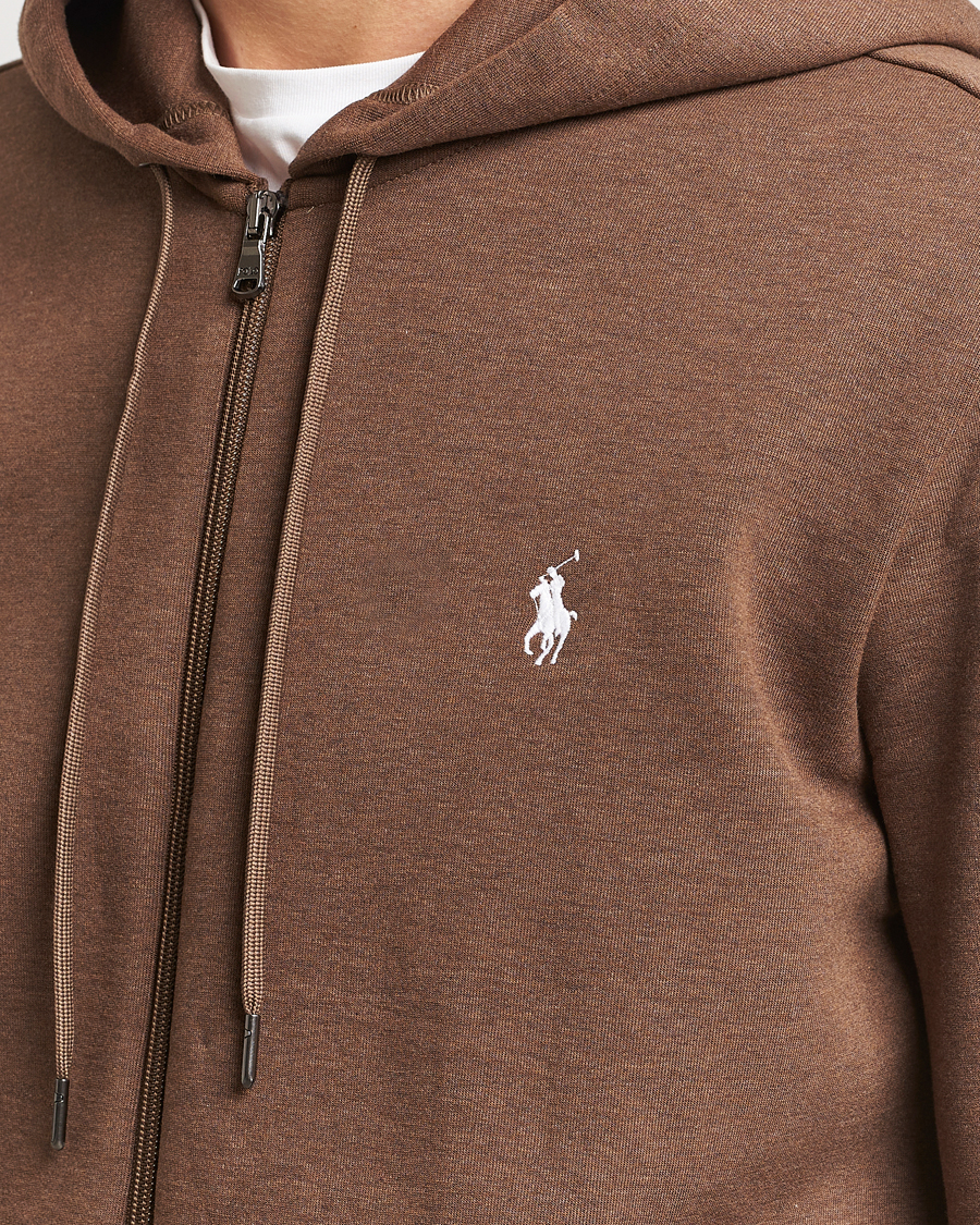 Homme | Pulls Et Tricots | Polo Ralph Lauren | Double Knitted Full-Zip Hoodie Cedar Heather