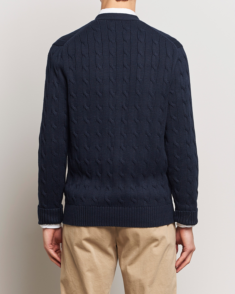 Homme | Pulls Et Tricots | Polo Ralph Lauren | Cotton Cable Cardigan Hunter Navy