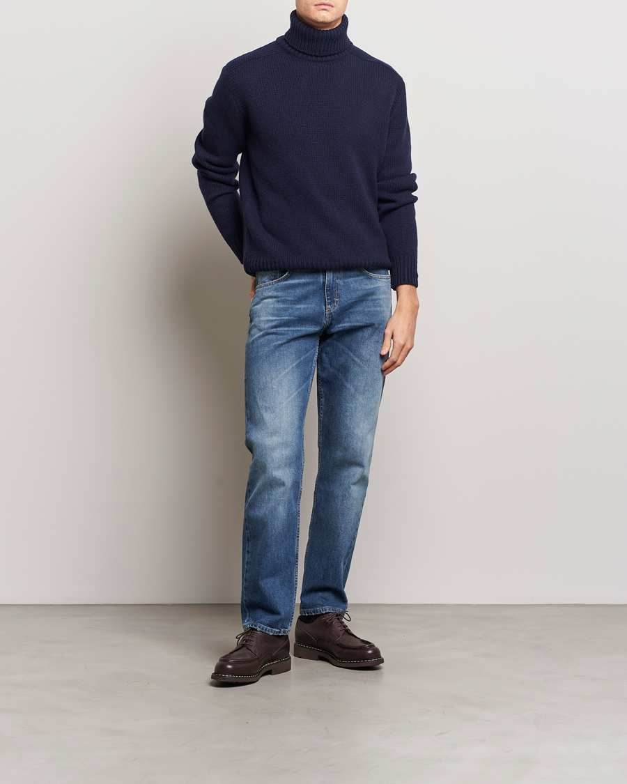 Homme | Pulls Et Tricots | Polo Ralph Lauren | Wool/Cashmere Knitted Rollneck Hunter Navy