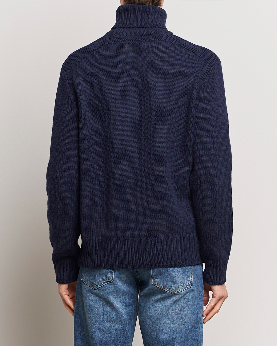Homme | Pulls Et Tricots | Polo Ralph Lauren | Wool/Cashmere Knitted Rollneck Hunter Navy
