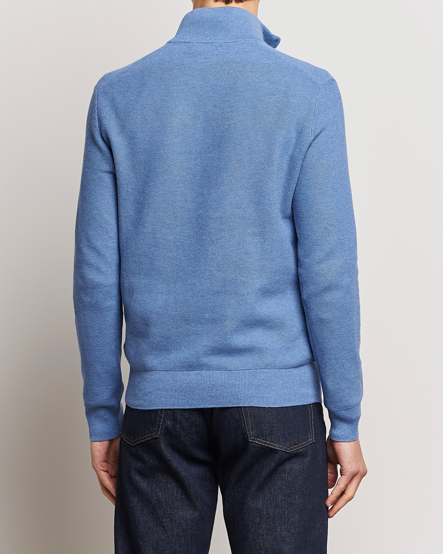 Homme | Pulls Et Tricots | Polo Ralph Lauren | Textured Half-Zip Blue Heather