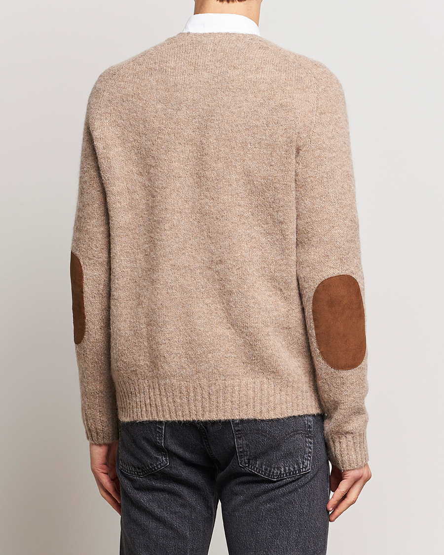 Homme | Pulls Et Tricots | Polo Ralph Lauren | Alpaca Knitted Crew Neck Sweater Oak Brown Heather