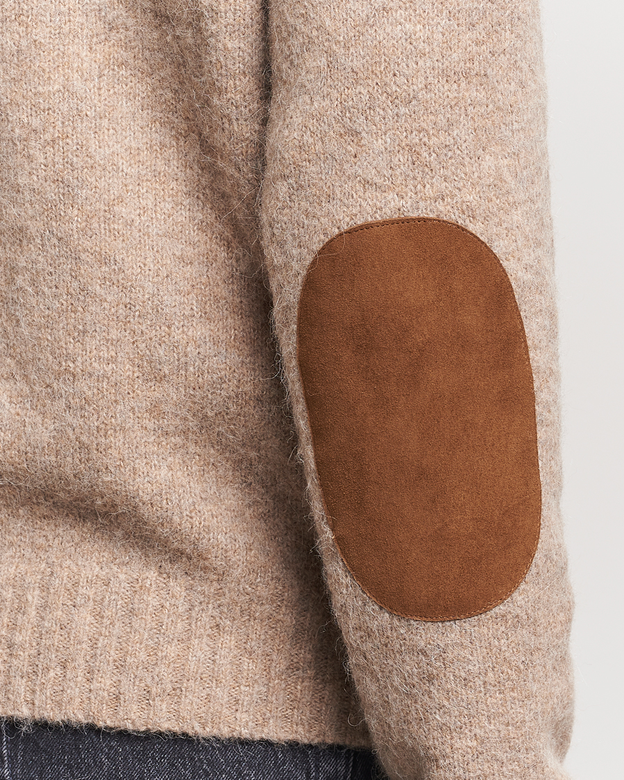 Homme | Pulls Et Tricots | Polo Ralph Lauren | Alpaca Knitted Crew Neck Sweater Oak Brown Heather