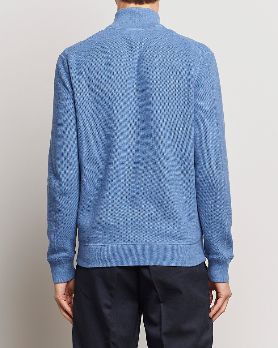 Homme | Pulls Et Tricots | Polo Ralph Lauren | Textured Full-Zip Blue Stone Heather