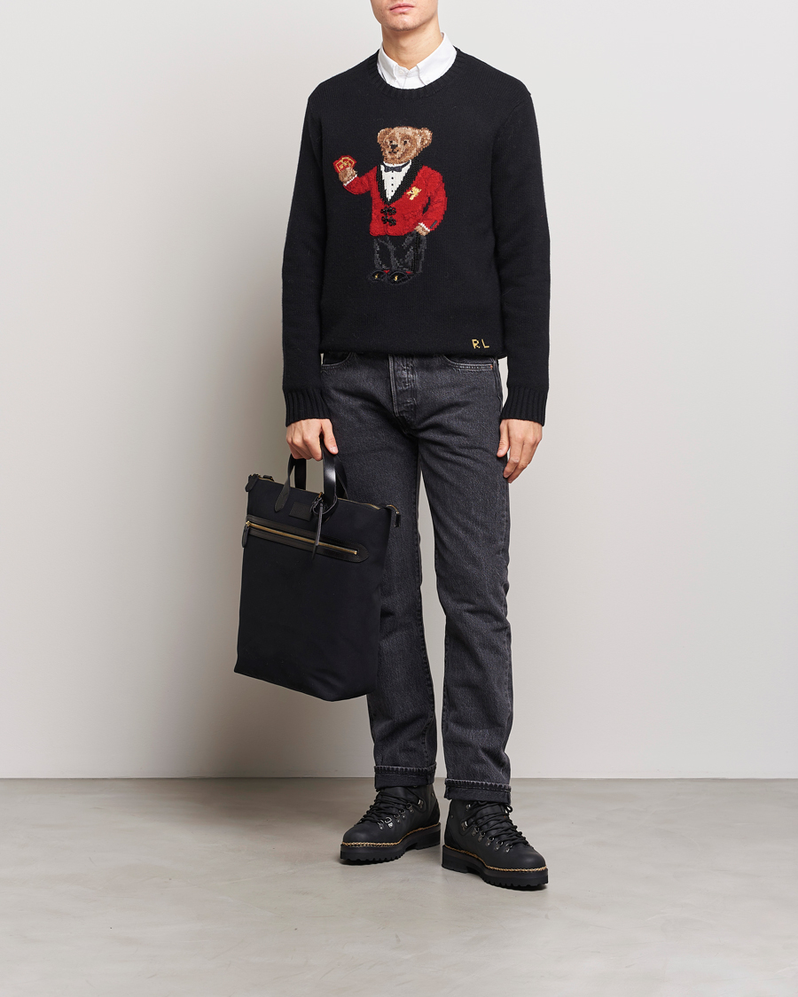 Homme | Pulls Et Tricots | Polo Ralph Lauren | Lunar New Year Wool Knitted Bear Sweater Black