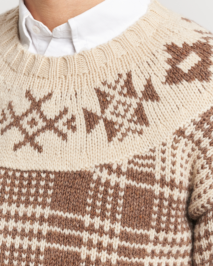 Homme | Pulls Et Tricots | Polo Ralph Lauren | Wool Knitted Crew Neck Sweater Medium Brown