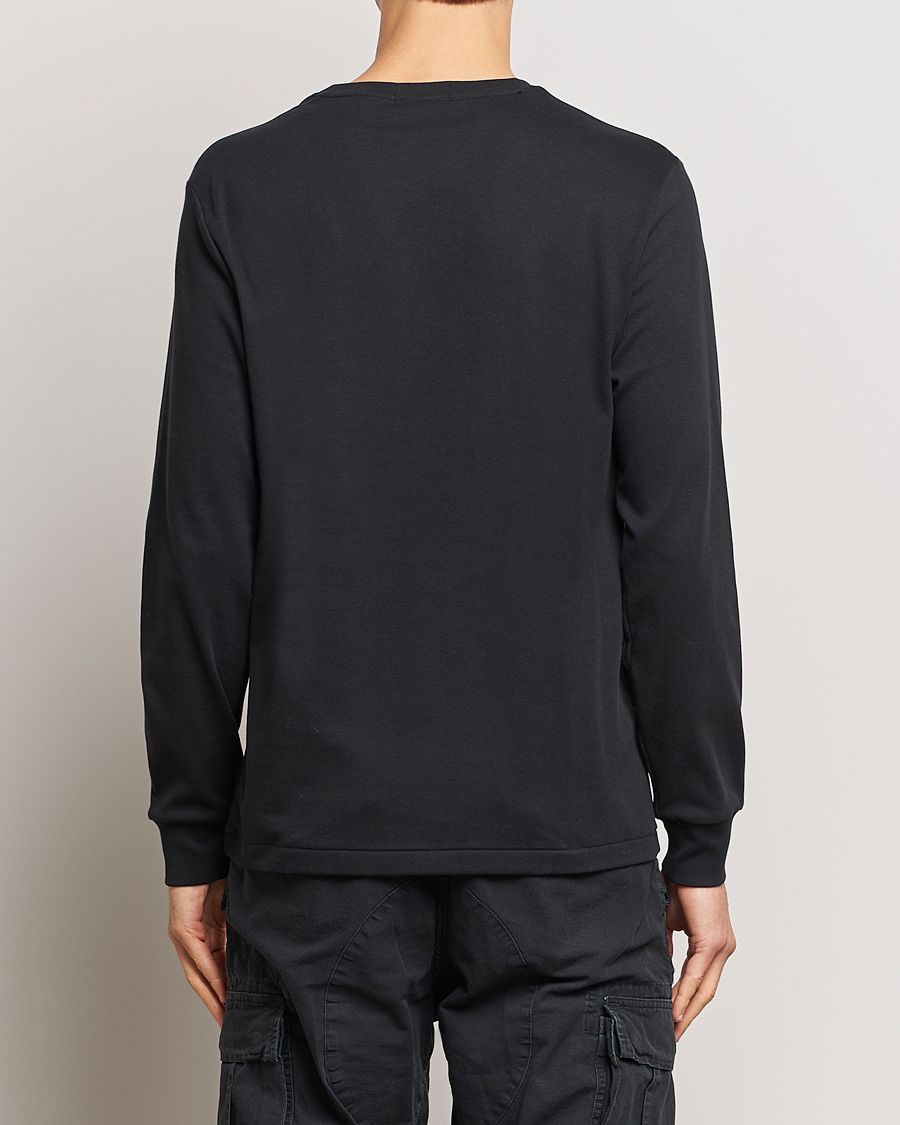 Homme | T-shirts | Polo Ralph Lauren | Luxury Pima Cotton Long Sleeve T-Shirt Black