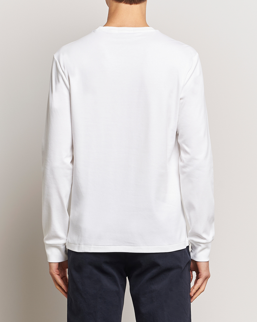 Homme | T-shirts | Polo Ralph Lauren | Luxury Pima Cotton Long Sleeve T-Shirt White