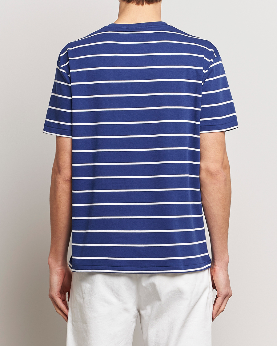 Homme | T-shirts | Polo Ralph Lauren | Striped Crew Neck T-Shirt Blue/White