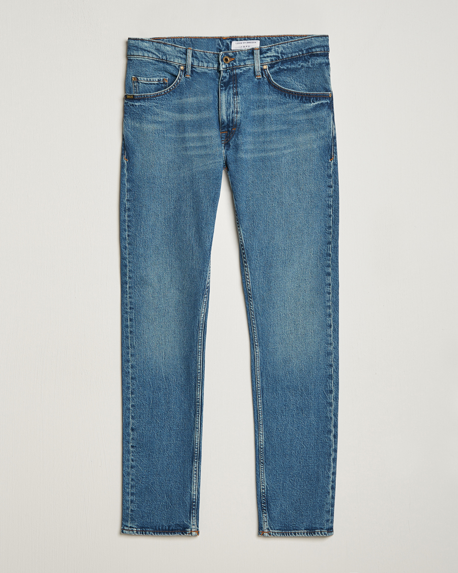Homme | Jeans | Tiger of Sweden | Pistolero Stretch Cotton Jeans Midnight Blue