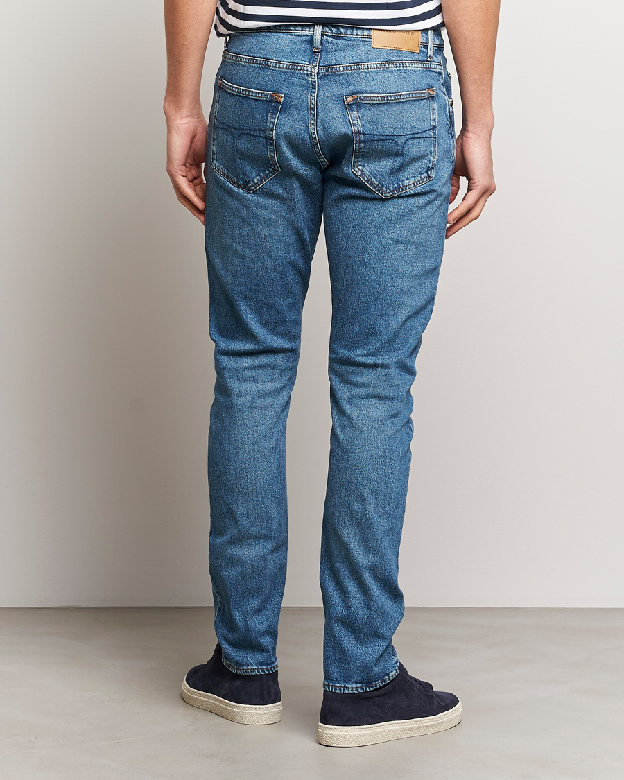 Homme | Jeans | Tiger of Sweden | Pistolero Stretch Cotton Jeans Midnight Blue
