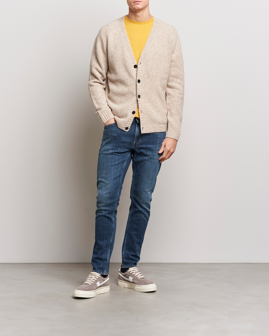 Homme | Jeans | Tiger of Sweden | Evolve Stretch Cotton Jeans Midnight Blue