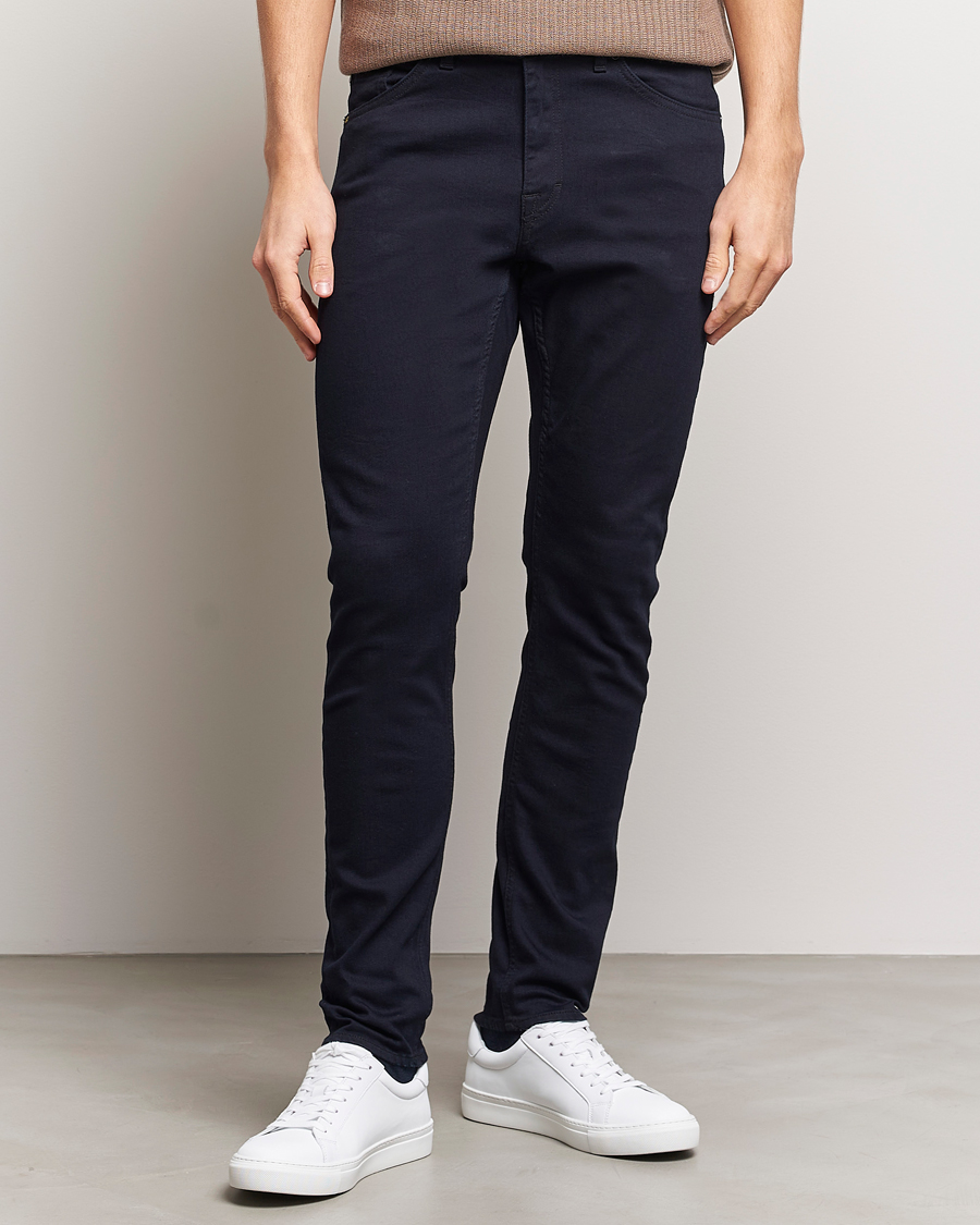 Homme | Soldes Vêtements | Tiger of Sweden | Evolve Stretch Cotton Jeans Black