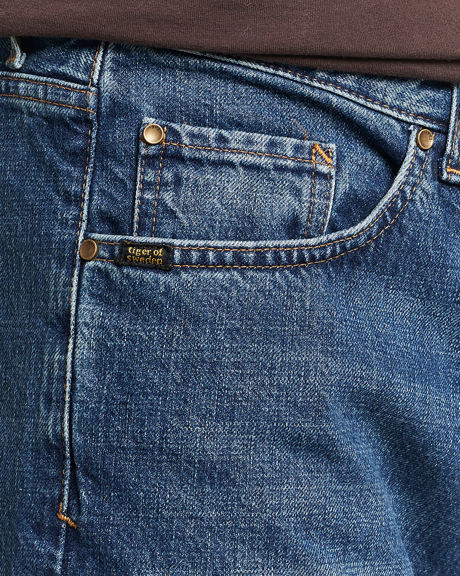 Homme | Jeans | Tiger of Sweden | Alec Cotton Jeans Midnight Blue