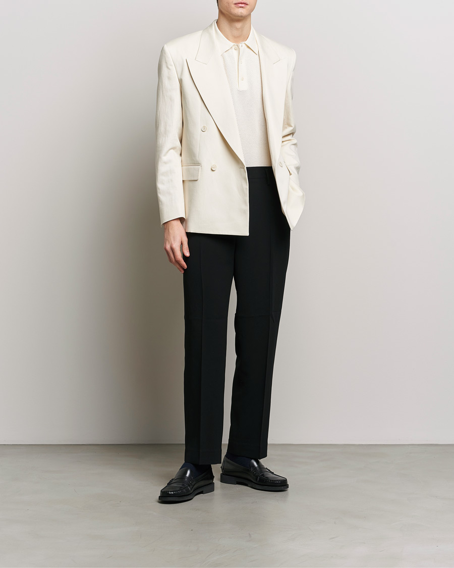 Homme | Blazers | Filippa K | Boxy Linen Blazer Bone White