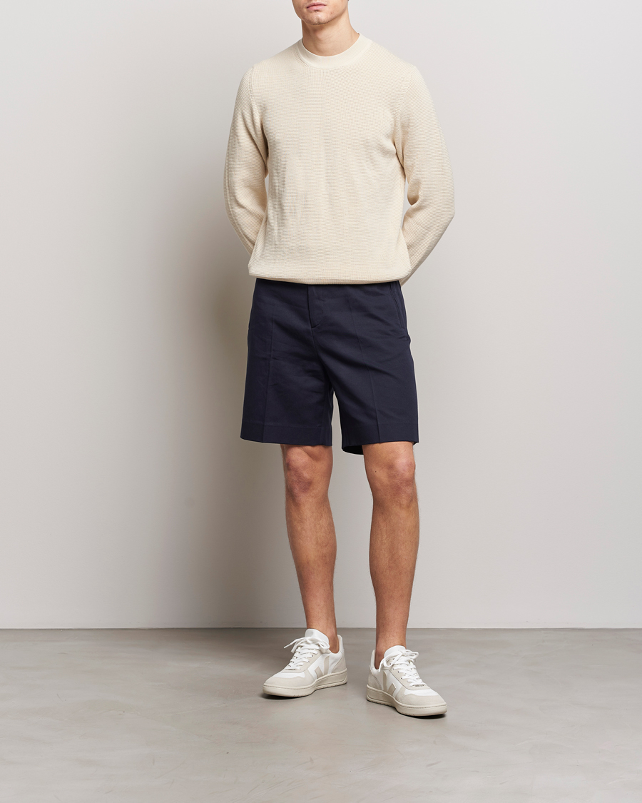 Homme | Shorts | Filippa K | Cotton/Linen Shorts Navy