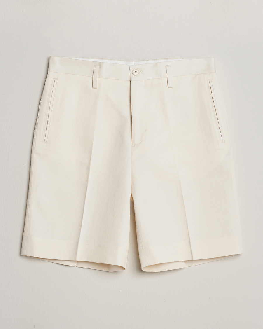 Homme | Shorts | Filippa K | Cotton/Linen Shorts Bone White