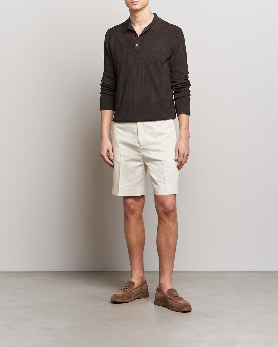 Homme | Shorts | Filippa K | Cotton/Linen Shorts Bone White