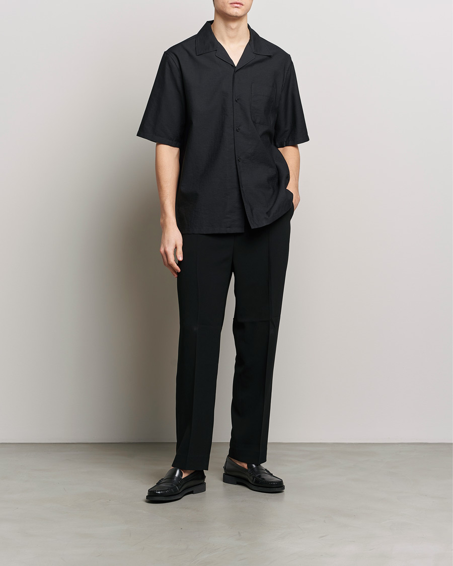 Homme | Chemises | Filippa K | Resort Short Sleeve Shirt Black