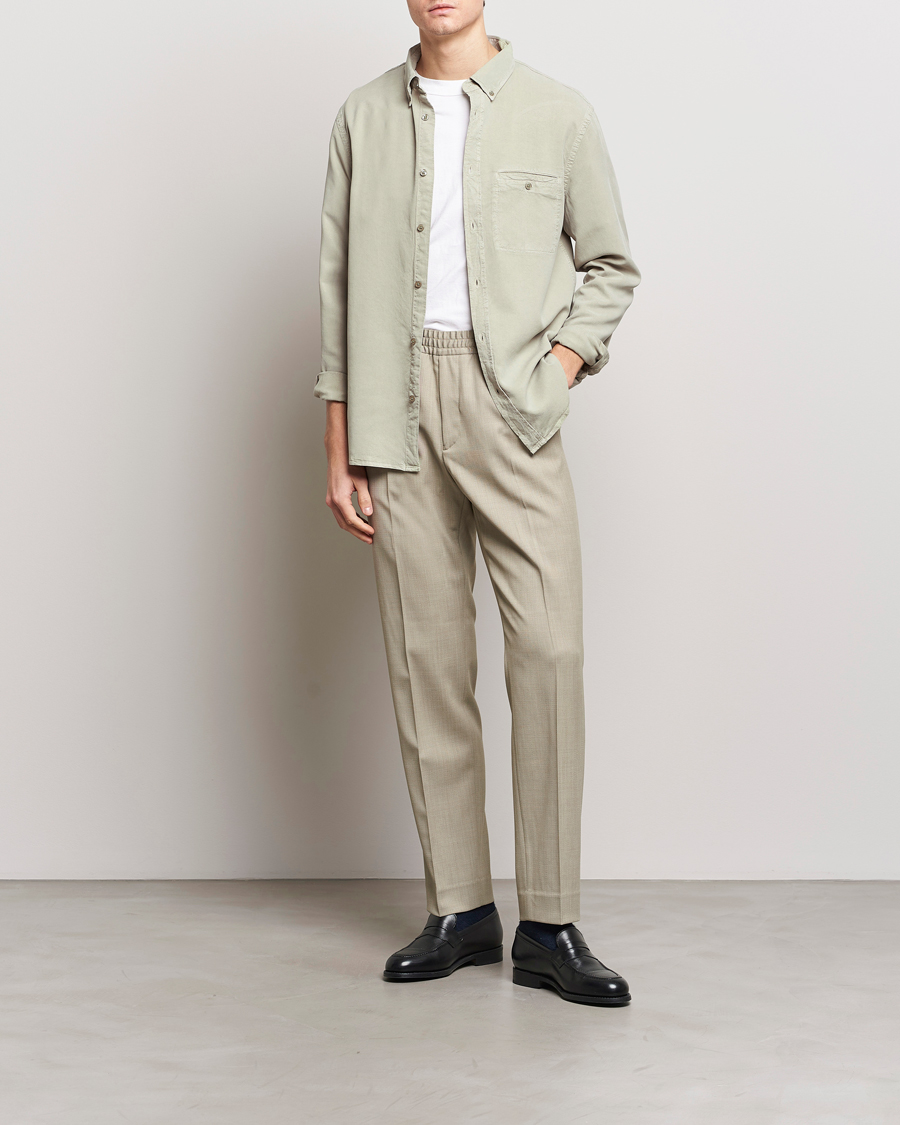 Homme | Chemises | Filippa K | Zachary Lyocell Shirt Light Sage