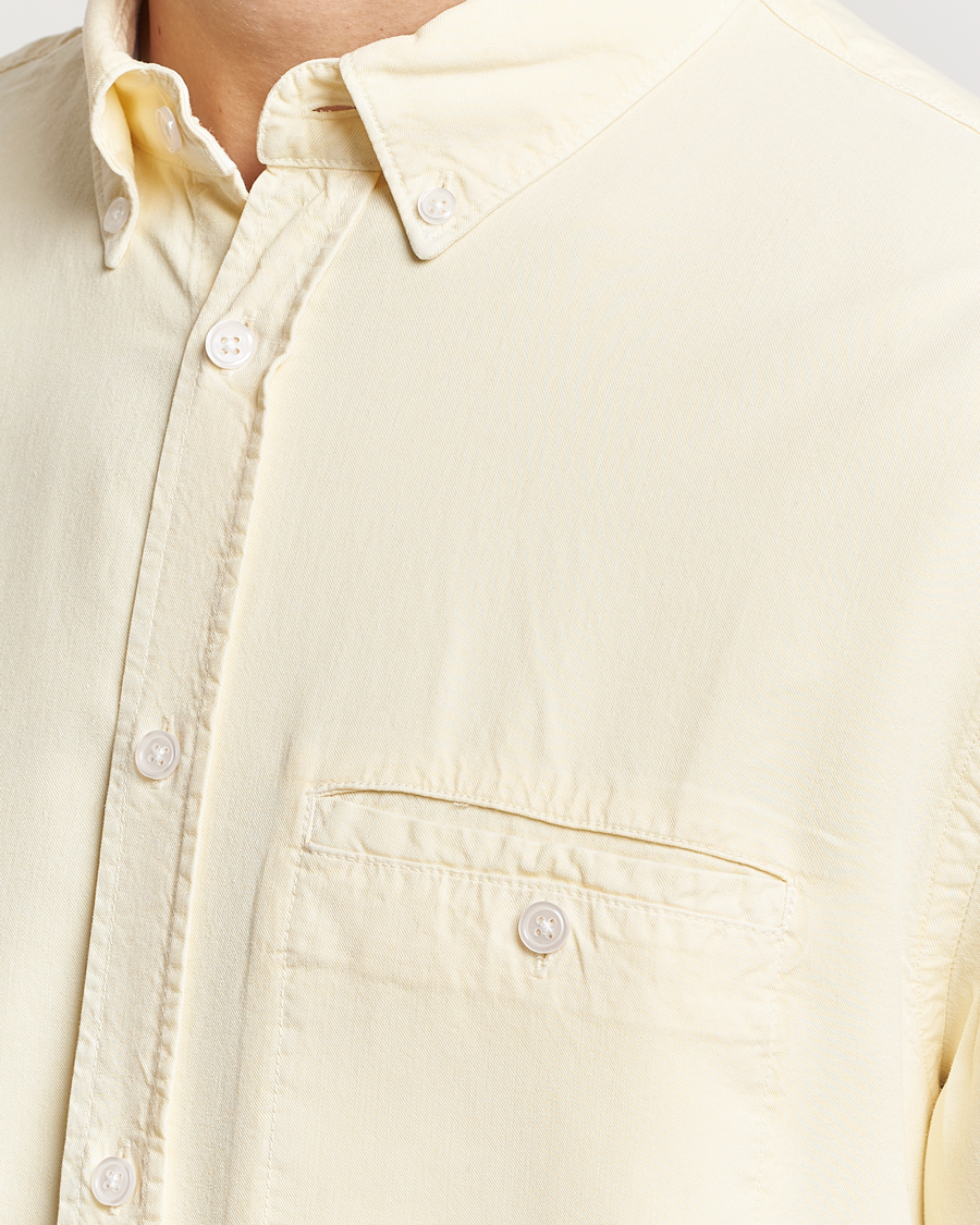 Homme | Chemises | Filippa K | Zachary Lyocell Shirt Soft Yellow