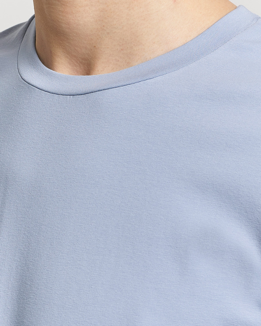 Homme | T-shirts | Filippa K | Soft Lycra T-Shirt Faded Blue