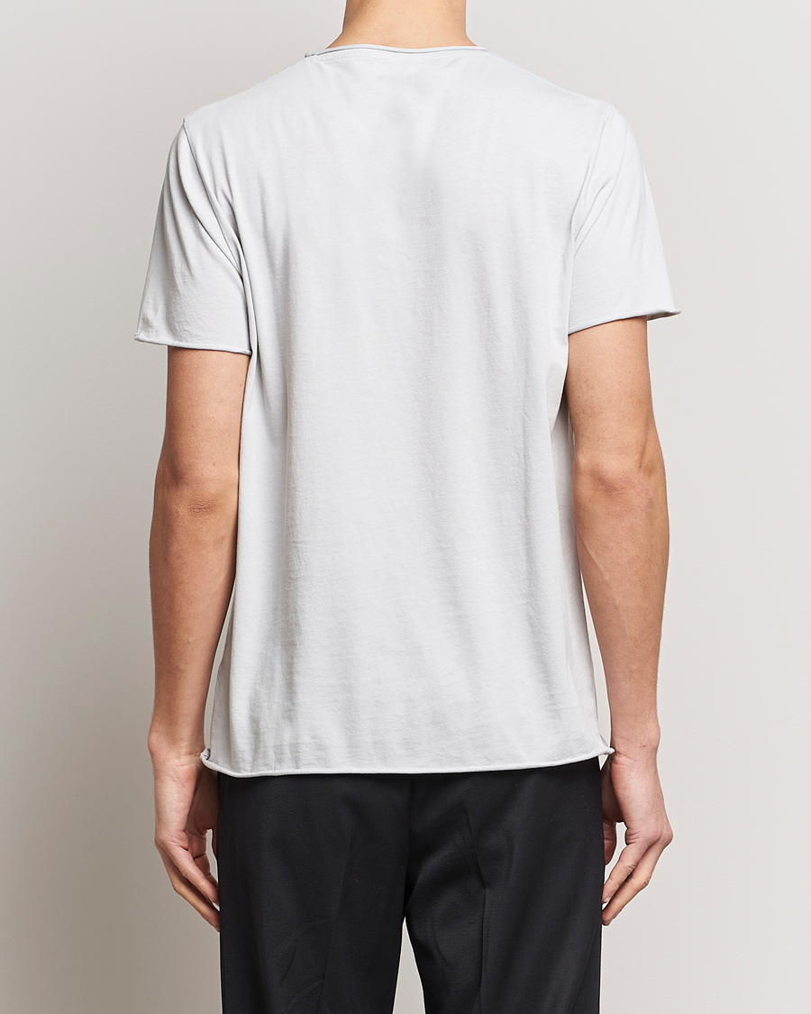 Homme | T-shirts | Filippa K | Roll Neck Crew Neck T-Shirt Light Grey