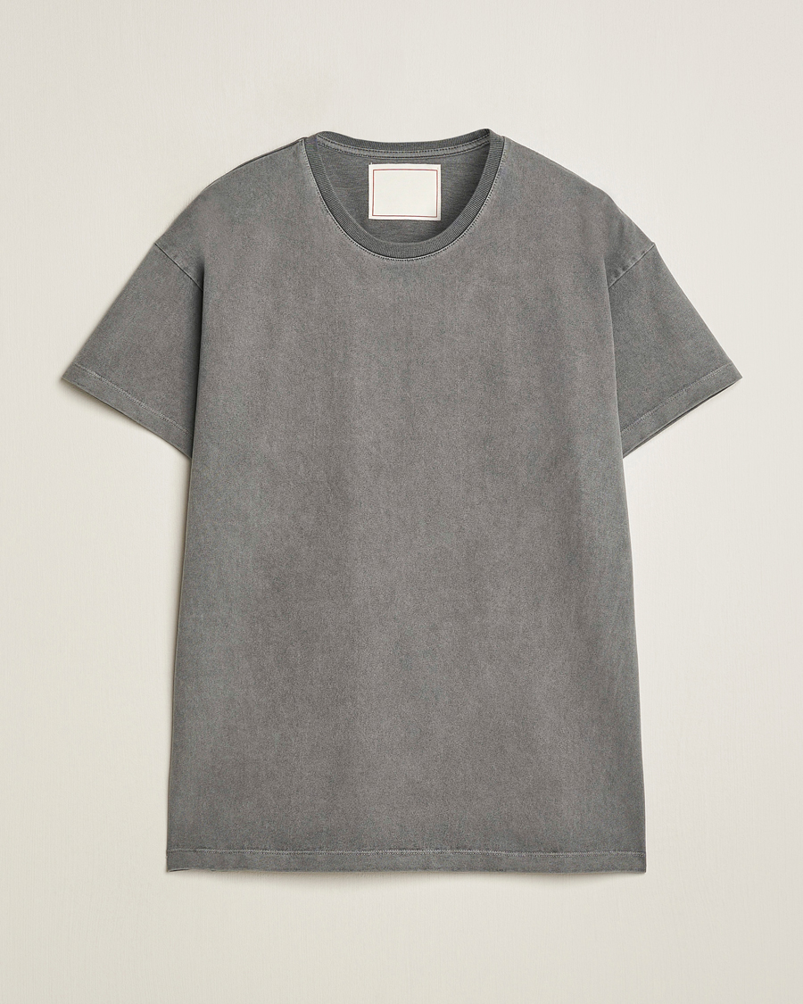 Homme | T-shirts | Jeanerica | Marcel Heavy Crew Neck T-Shirt Washed Balck