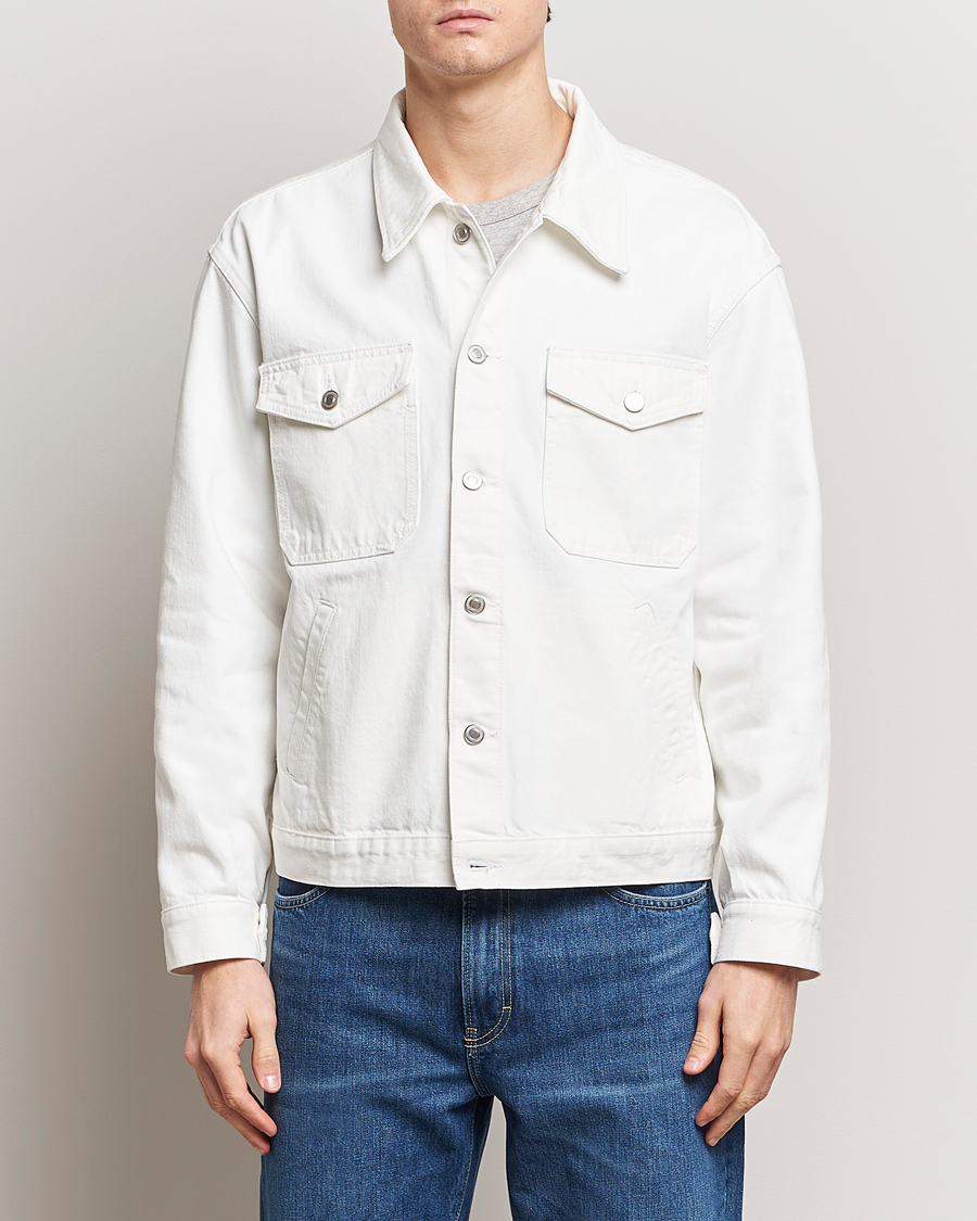 Homme | Manteaux Et Vestes | Jeanerica | Flo Denim Jacket Natural White
