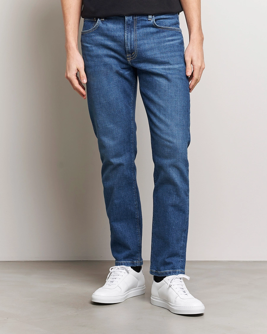 Homme |  | Jeanerica | TM005 Tapered Jeans Tom Mid Blue Wash