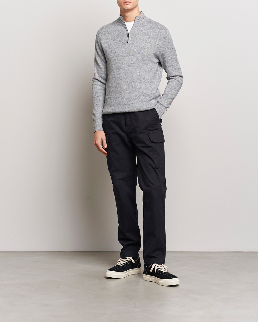 Homme | Pulls Et Tricots | Dockers | Half Zip Sweater Smokestack Heather