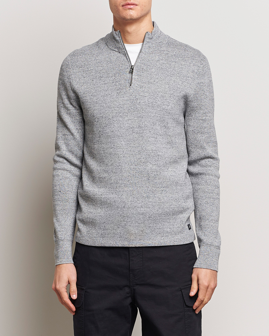 Homme | Vêtements | Dockers | Half Zip Sweater Smokestack Heather