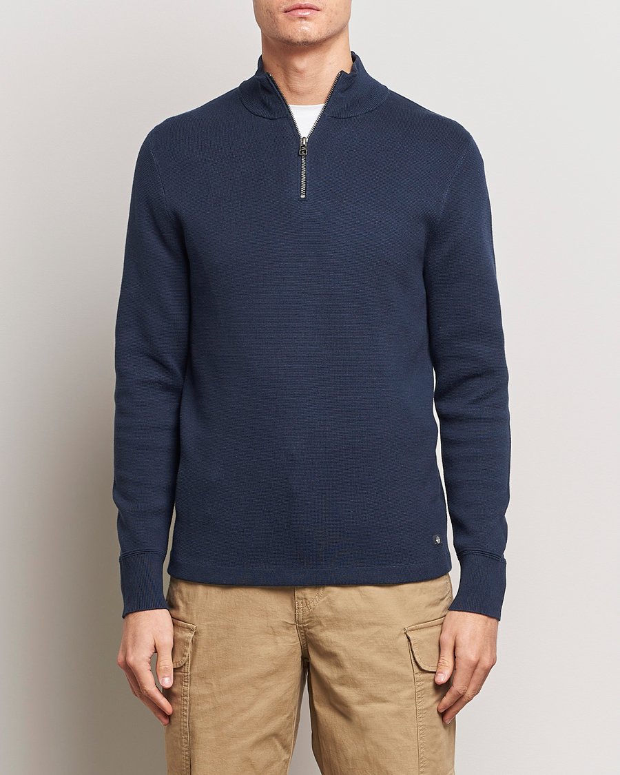 Homme | Vêtements | Dockers | Half Zip Sweater Navy Blazer