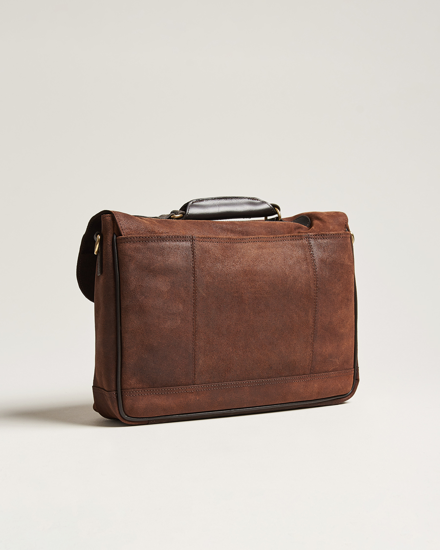 Homme | Loake 1880 Blackfriars Suede/Leather Briefcase Brown | Loake 1880 | Blackfriars Suede/Leather Briefcase Brown