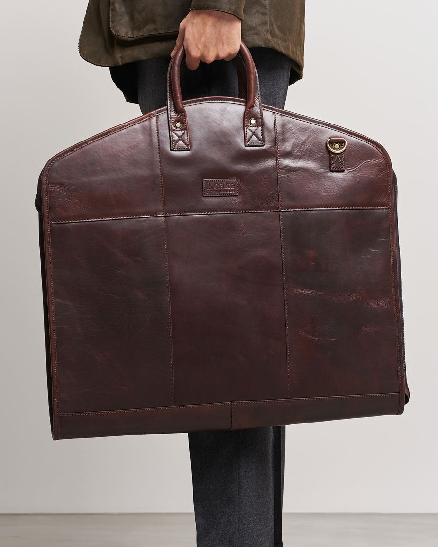 Homme | Accessoires | Loake 1880 | London Leather Suit Carrier Brown