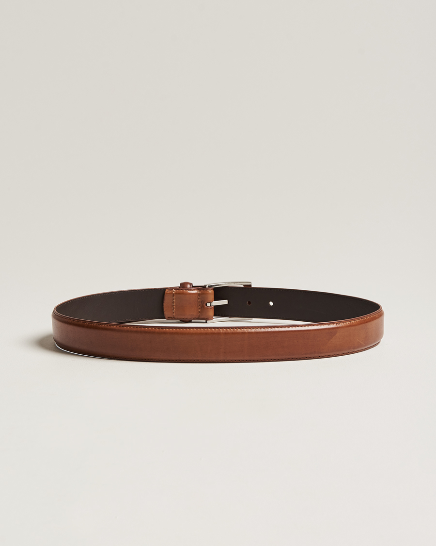 Homme | Ceintures | Loake Shoemakers | Philip Leather Belt Cedar