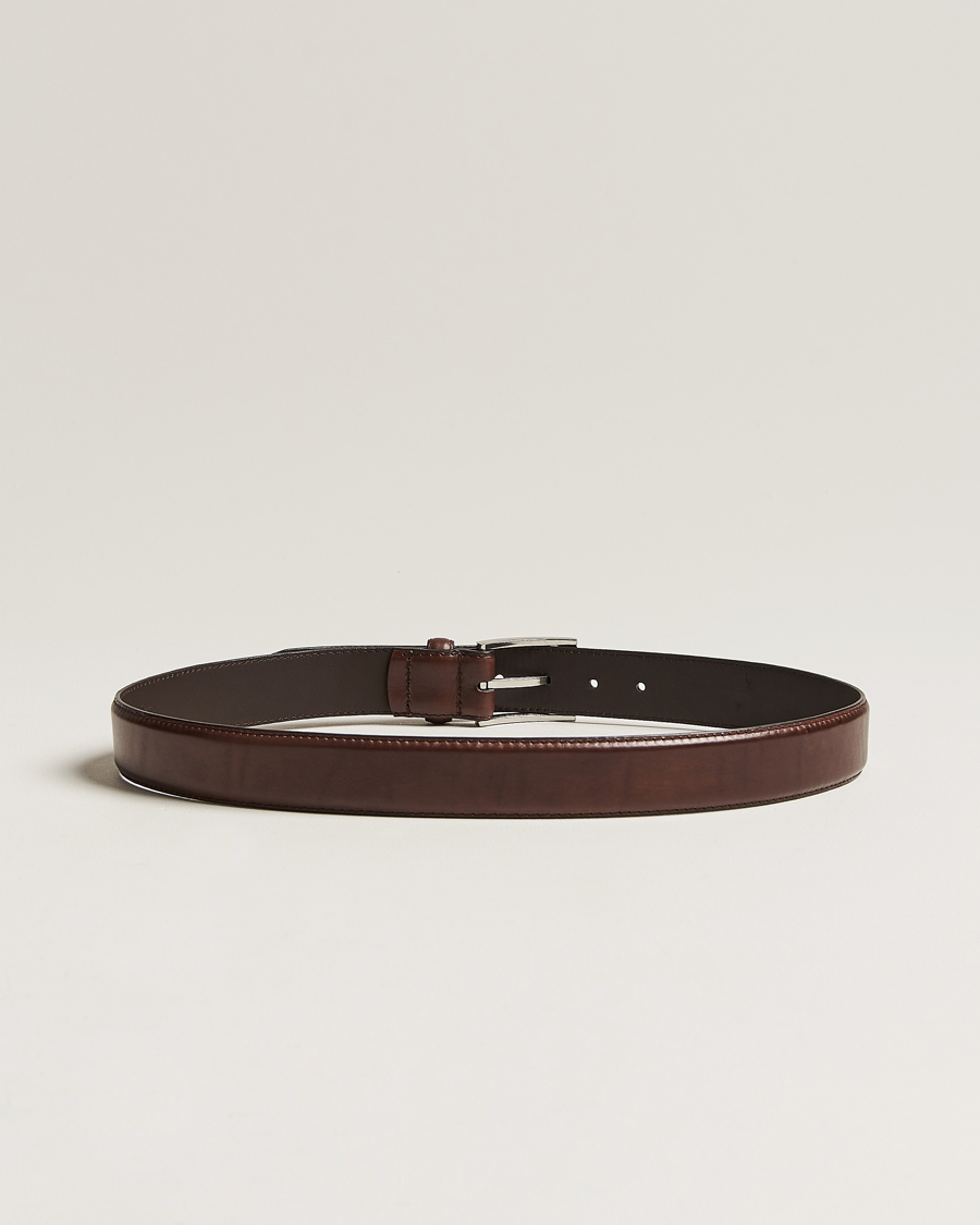 Homme | Sections | Loake 1880 | Philip Leather Belt Dark Brown