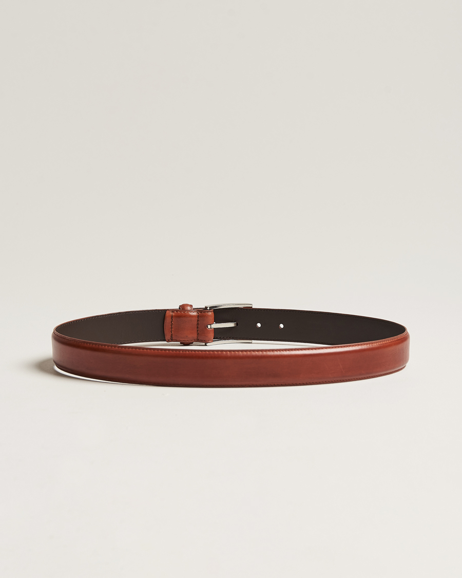 Homme | Ceintures | Loake Shoemakers | Philip Leather Belt Mahogany