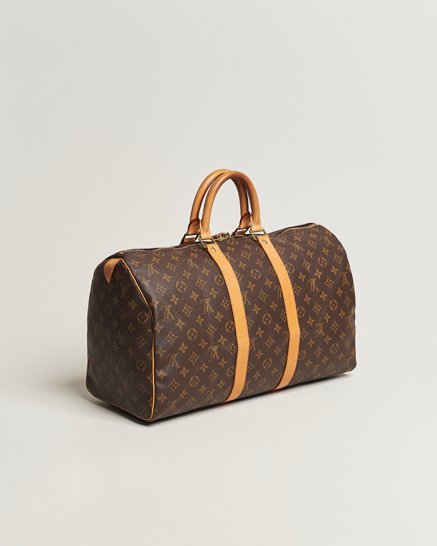 Homme | Louis Vuitton Pre-Owned Keepall 45 Bag Monogram | Louis Vuitton Pre-Owned | Keepall 45 Bag Monogram