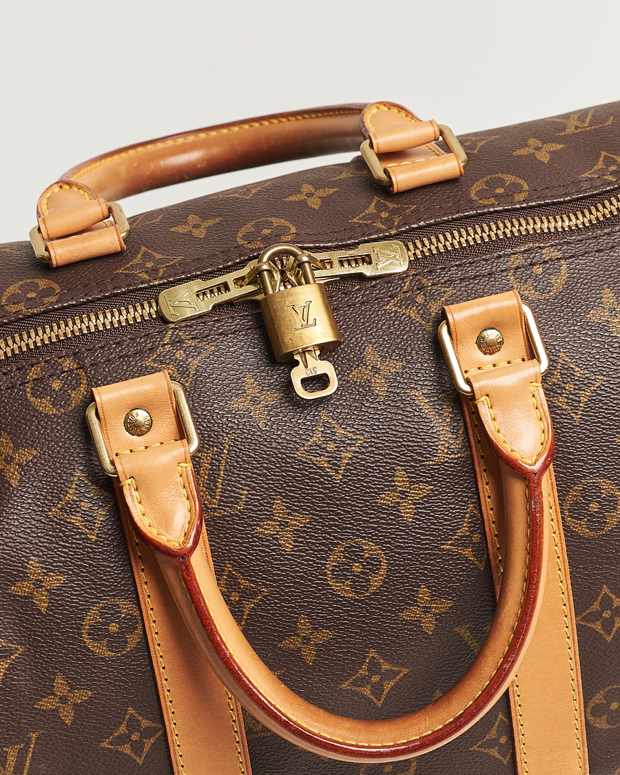 Homme | Louis Vuitton Pre-Owned Keepall 45 Bag Monogram | Louis Vuitton Pre-Owned | Keepall 45 Bag Monogram