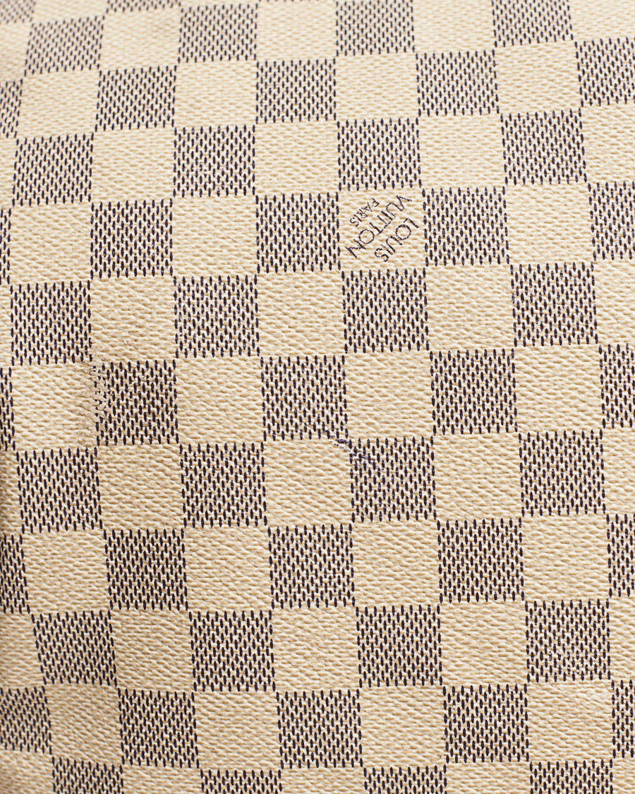 Homme | Louis Vuitton Pre-Owned Keepall 50 Bag Damier Azur | Louis Vuitton Pre-Owned | Keepall 50 Bag Damier Azur