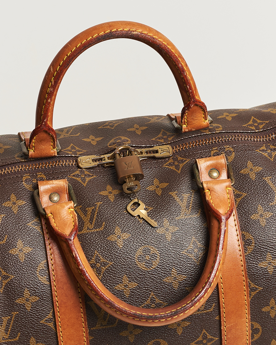 Homme | Louis Vuitton Pre-Owned Keepall 50 Bag Monogram | Louis Vuitton Pre-Owned | Keepall 50 Bag Monogram
