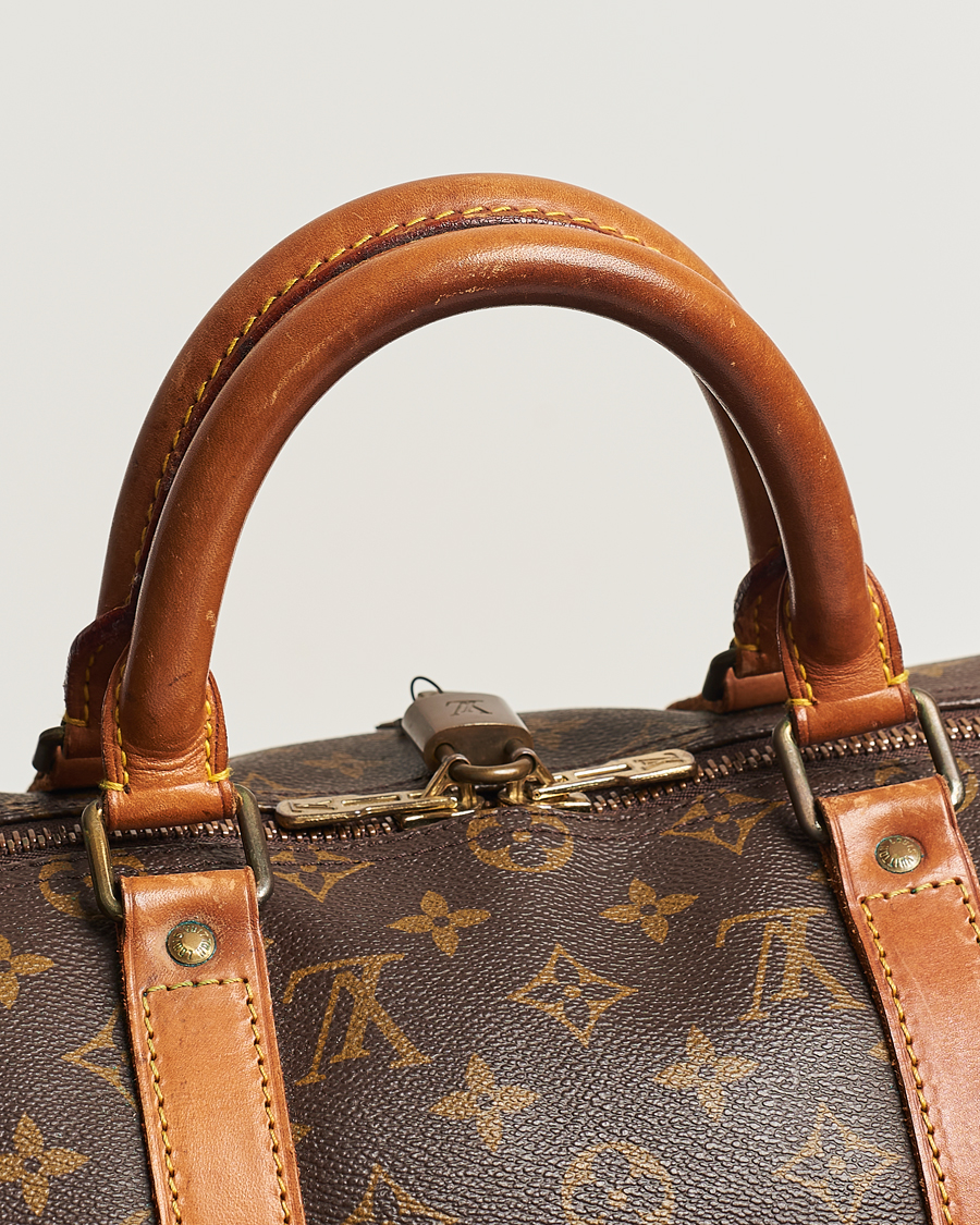 Homme | Louis Vuitton Pre-Owned Keepall 50 Bag Monogram | Louis Vuitton Pre-Owned | Keepall 50 Bag Monogram